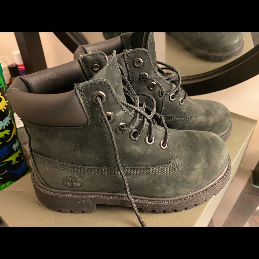 Timberland Black Boots Kids -Size 1